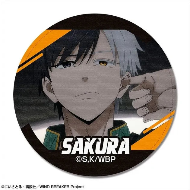 WIND BREAKER Leather Badge Design 05 (Haruka Sakura/E)