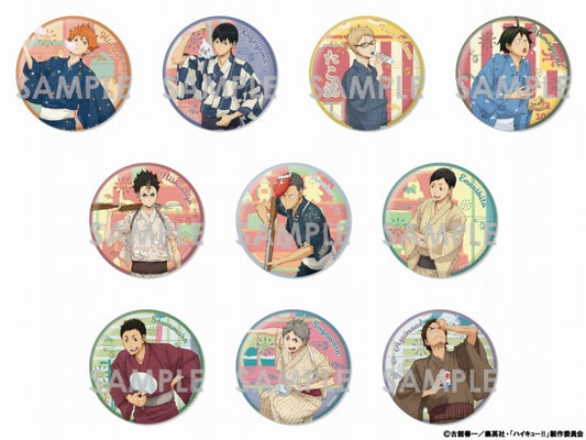 Haikyu!! Trading BIG Can Badge - Yukata Ver - All 10 Types - 1 Random