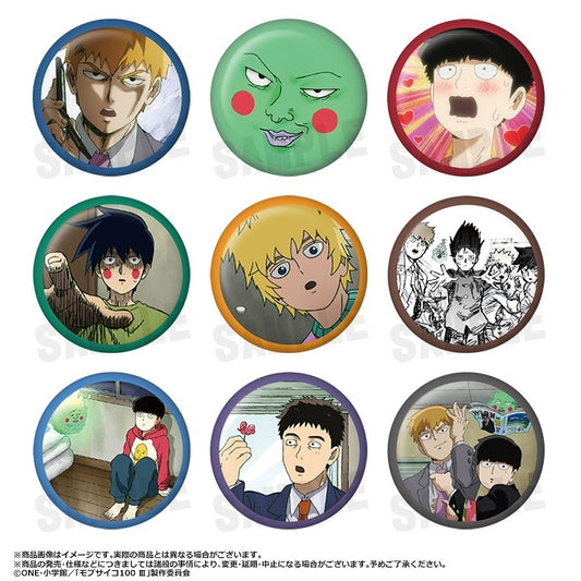 Mob Psycho 100 III Collection Can Badge Vol. 3 - All 9 Types - 1 Random