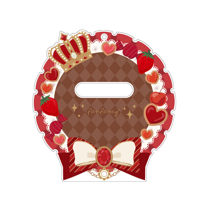 Fukuya Can Badge Acrylic Frame 7580 Sweets Rosette