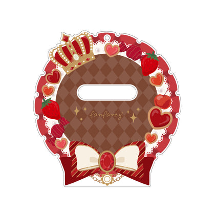 Fukuya Can Badge Acrylic Frame 7580 Sweets Rosette